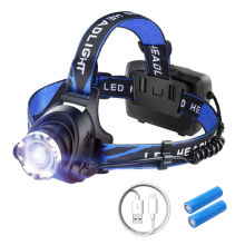 Luz de cabezal LED impermeable de caza de campamento